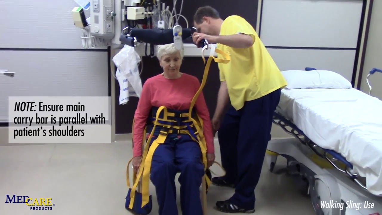Medcare Walking Sling - Using with a Ceiling Lift