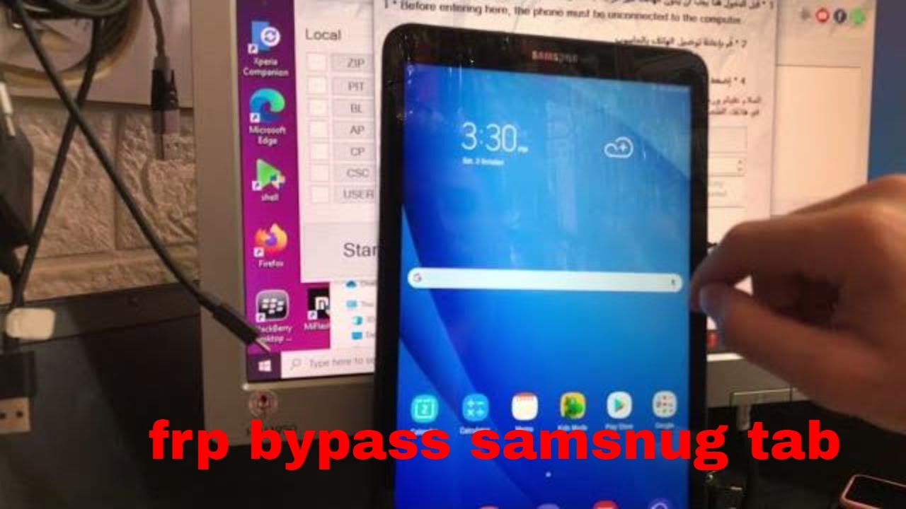 Remove FRP Smasung Tab A - T580 / smasung tablet / samsung Tab series تخطي حماية غوغل تابلت سامسونج