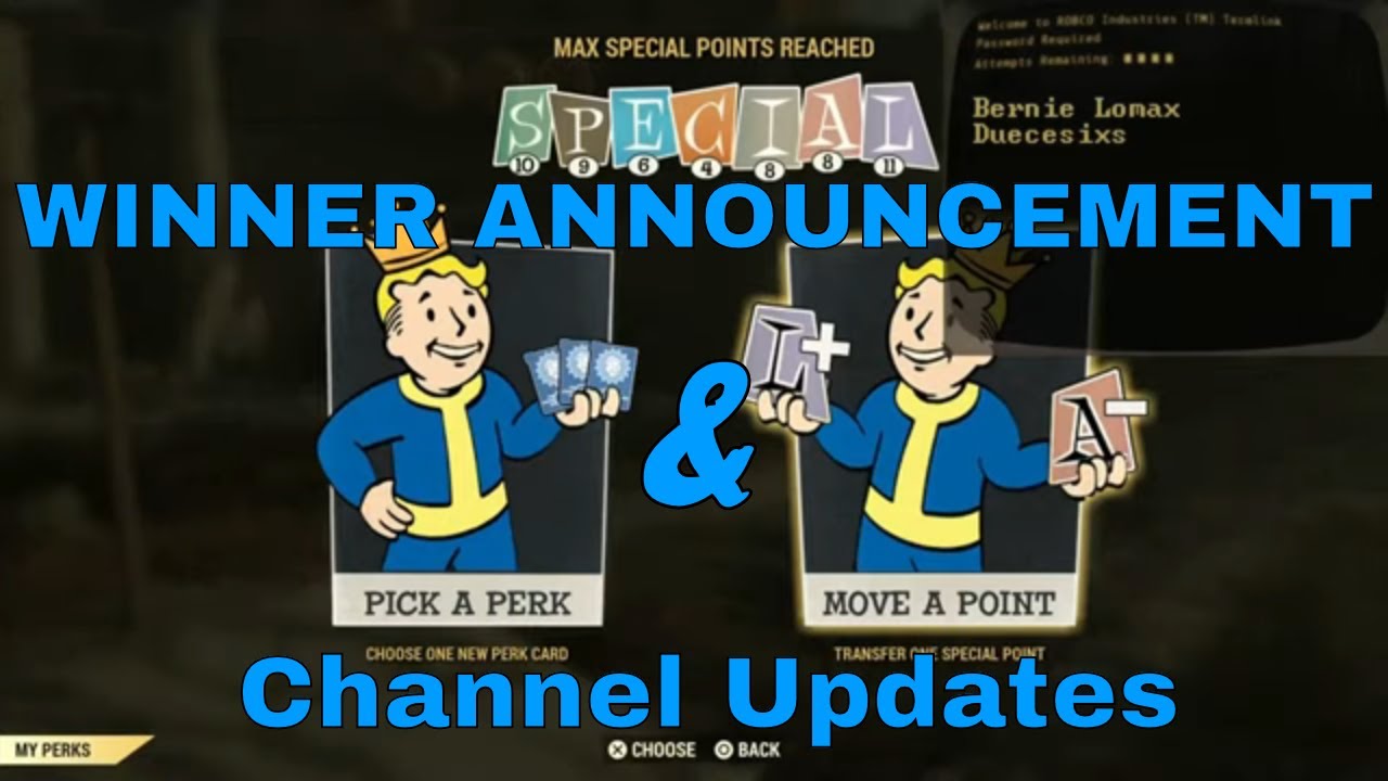 Fallout 76 — Объявление победителей розыгрыша и новости канала.