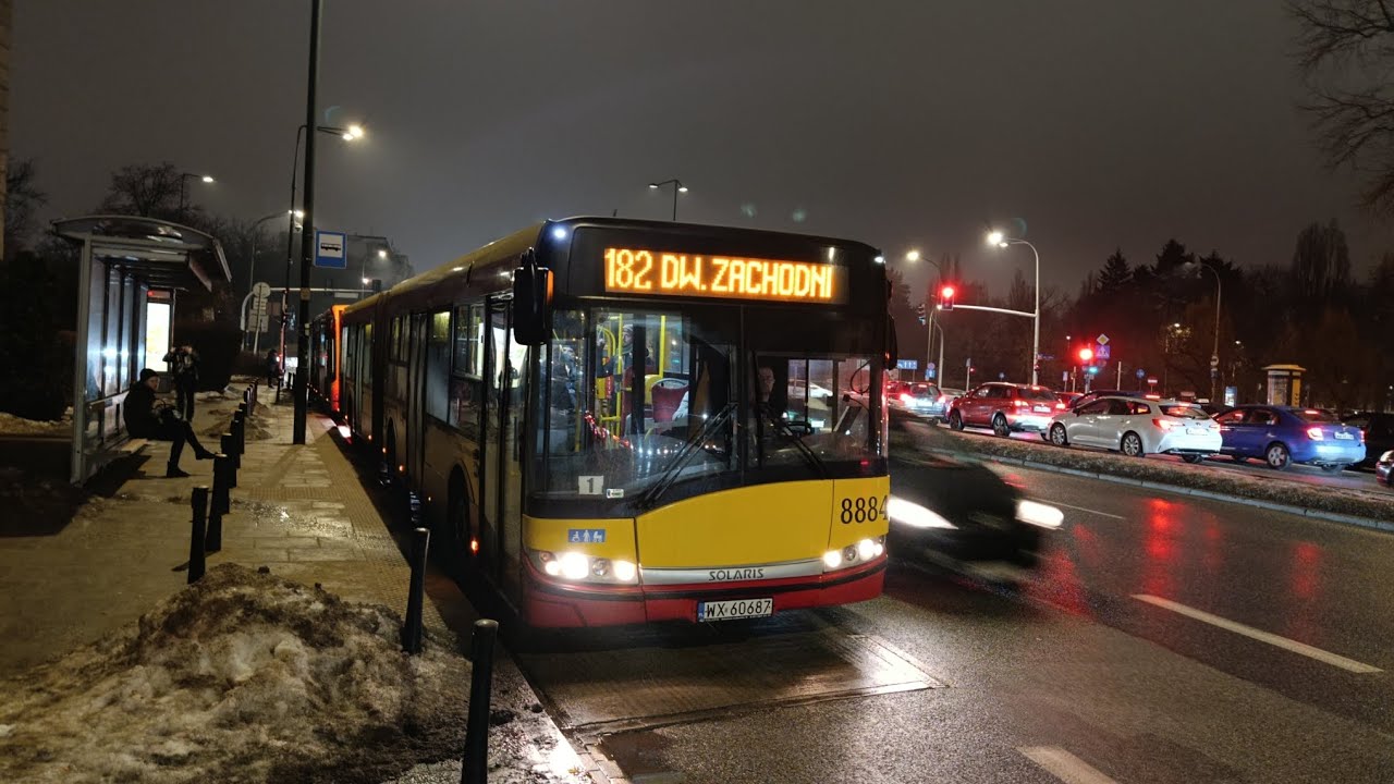 Solaris Urbino 18 III #8884 [🚍 182] MZA Warszawa