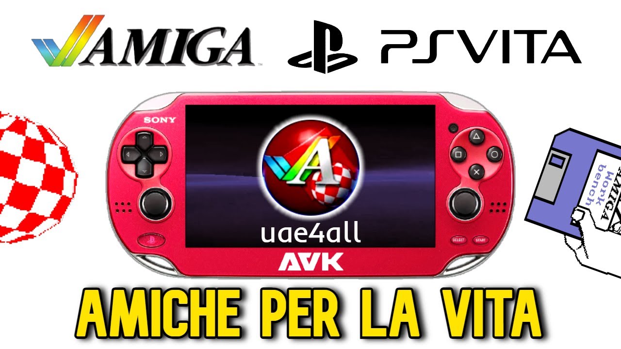 PS VITA GUIDA facile Emulazione AMIGA con uae4all #psvita #amiga #emulatore