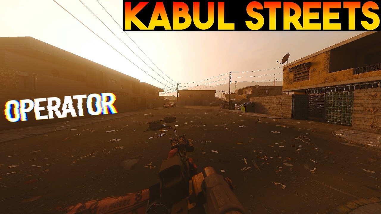 KABUL STREETS (OPERATOR GAMEPLAY)
