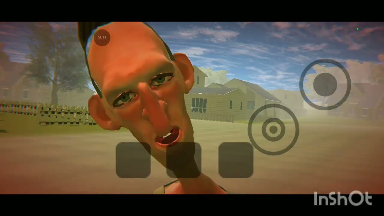 Jugando por tercera vez al angry neighbor reborn por que soy hambreado