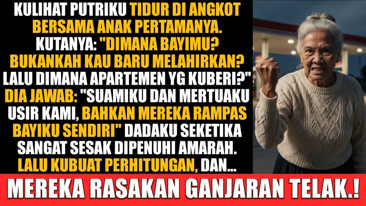 Kulihat Putriku Tidur Di Angkot Dengan Anaknya—Kutanya “Dimana Bayimu dan Apartemen Yang Kubelikan?”