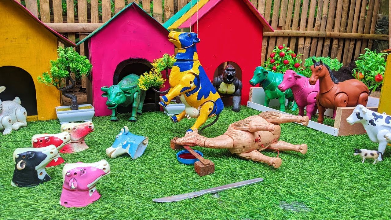 WADIDAW‼️ SIMULASI POTONG SAPI KURBAN 😱 PROSES NYARI KEPALA SAMPAI SALAH AMBIL (WRONG HEAD!)