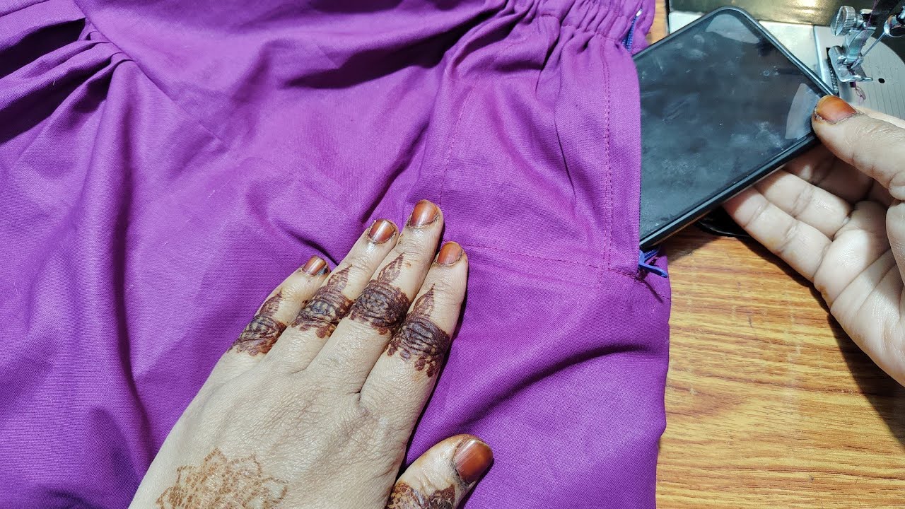 how to pocket attach in salwar#shorts#viralshorts#viralvideo#fashion