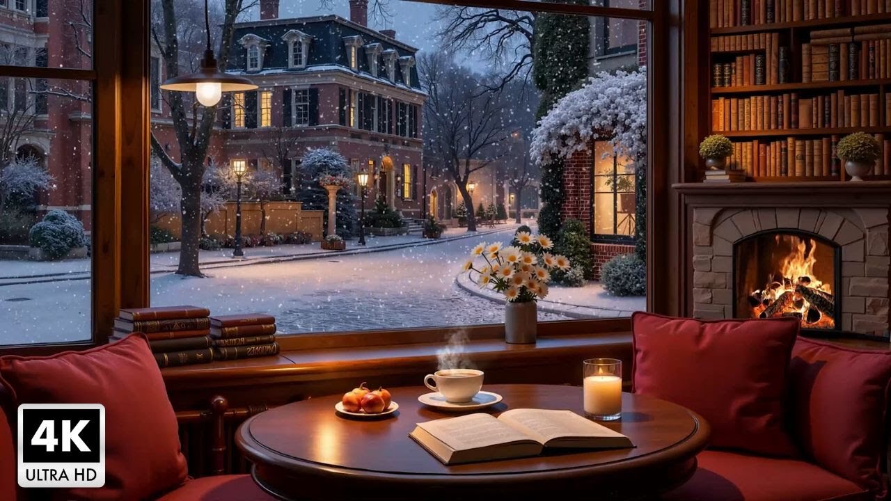 Cozy Coffee Shop with Smooth Piano Jazz Music - Instrumental Jazz Music for Relax, Study & Work