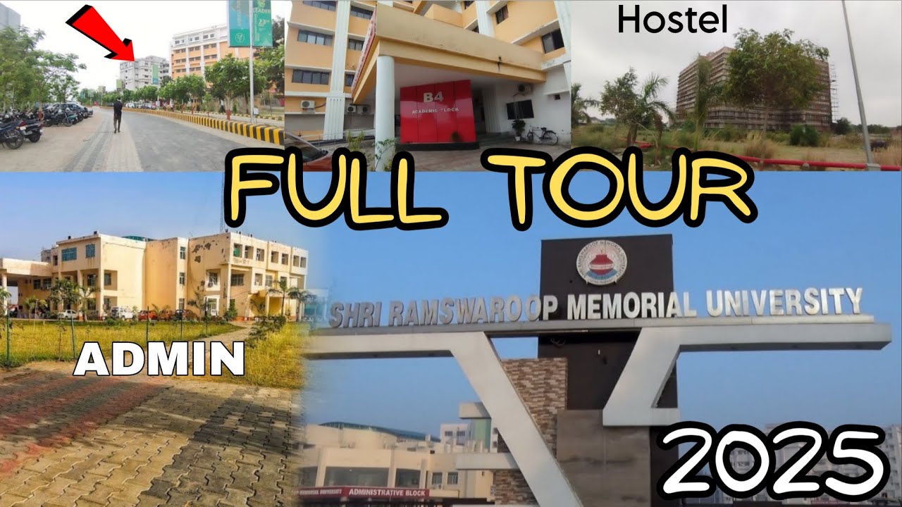 SRMU Campus Full Tour 2025🥵 | Best for Btech student // Ramswaroop University | Priyanshu Raosahab