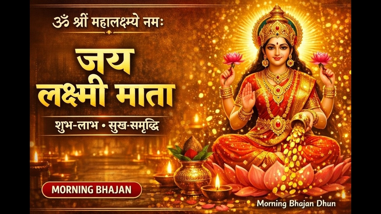 Lakshmi Bhajan 2026 | Peaceful Morning Bhakti | शुभ-लाभ