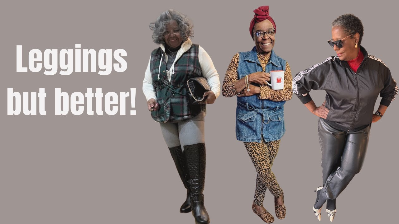 Leggings After 70? YES! Our Chic & Stylish Styling Secrets for Mature Women