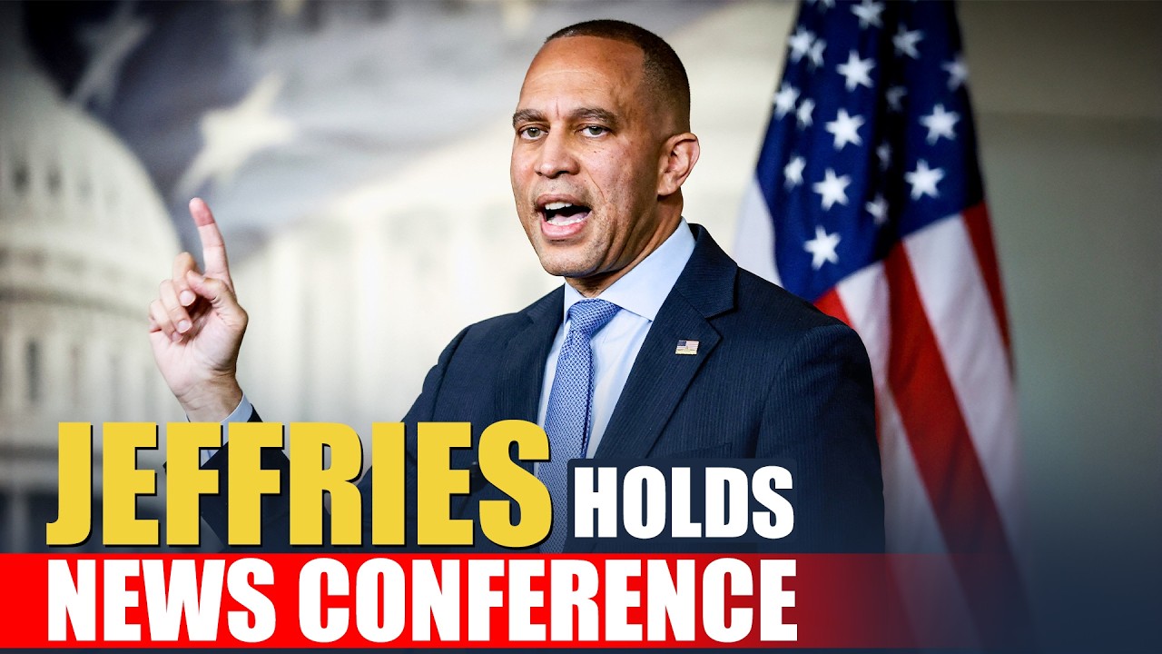 LIVE: House Minority Leader Hakeem Jeffries holds news conference | US-Iran Conflict | Donald Trump