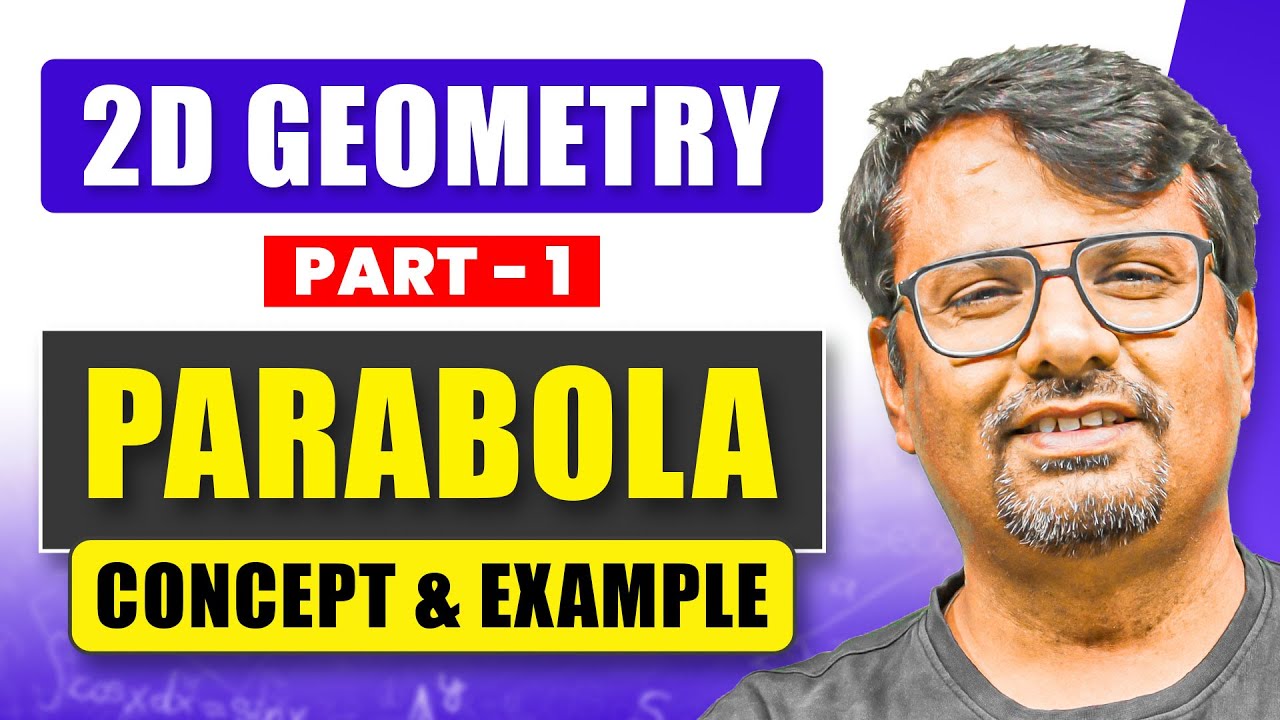 PARABOLA | Definition, Foci, Vertex, Axes, Latus Rectum of Parabola | 2D GEOMETRY - By GP Sir