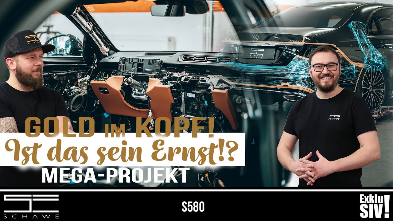 Mercedes-Benz S-Klasse one of one I SCHAWE Edition GOLD S580 I So entsteht ein LUXUS-Mercedes Teil 1
