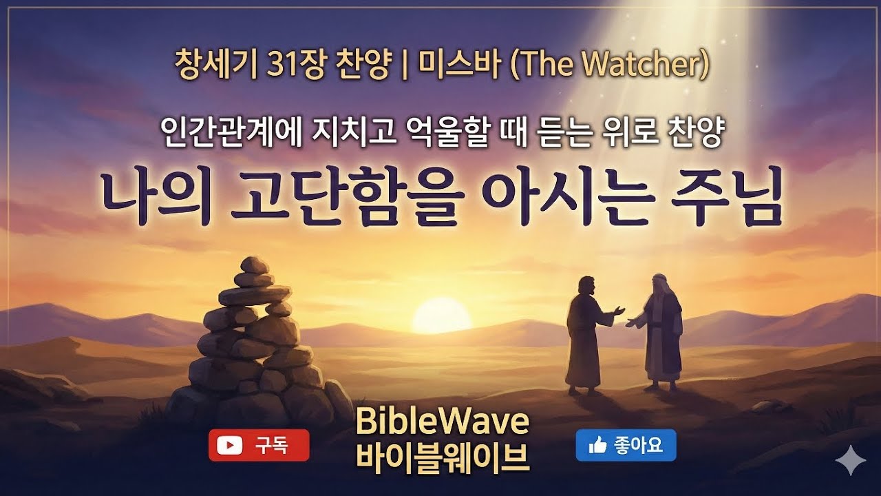 창세기 31장 찬양 | 미스바 (The Watcher) | 인간관계에 지치고 억울할 때 듣는 위로 찬양 | 