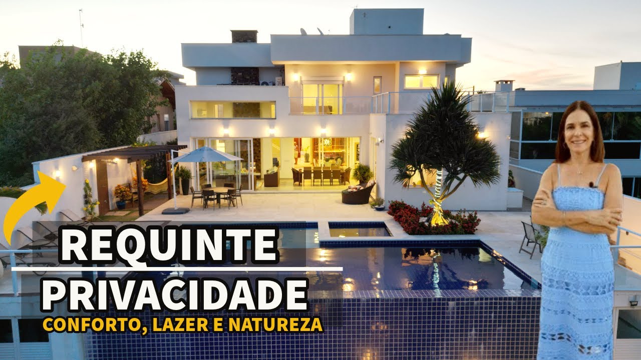 CASA DE ALTO PADRÃO: PRIVACIDADE, NATUREZA E REQUINTE