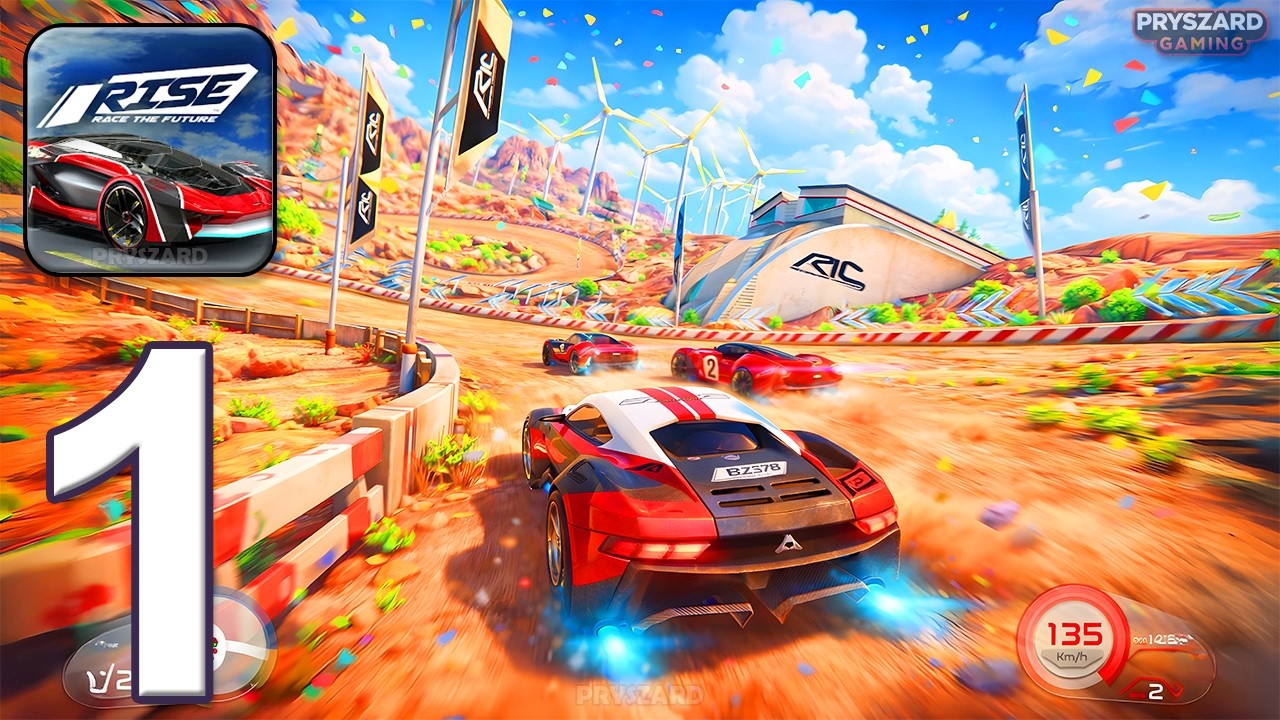 Rise: Race The Future - Gameplay Walkthrough Part 1 - Tutorial (iOS, Android)