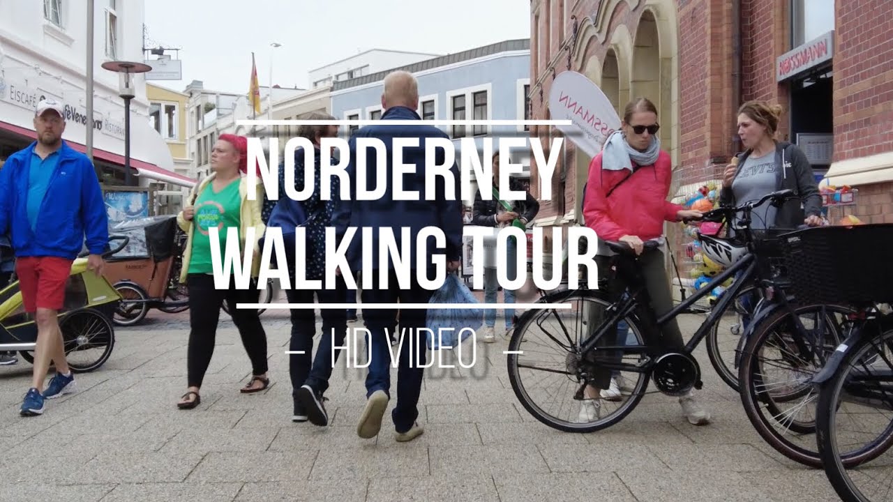 Rundgang auf Norderney im Sommer ☀️ [HD Video] walking tour