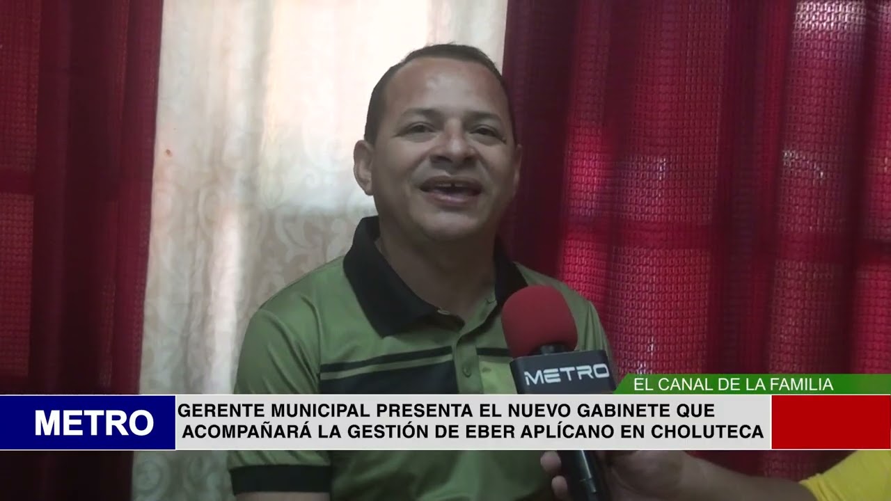 GERENTE MUNICIPAL PRESENTA EL NUEVO GABINETE QUE ACOMPAÑARÁ LA GESTIÓN DE EBER APLÍCANO EN CHOLUTE