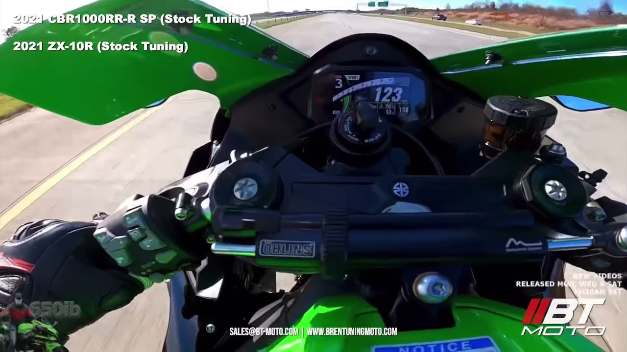 World’s First Tuned 2021 Honda CBR1000RR-R SP vs 2021 Kawasaki ZX10R