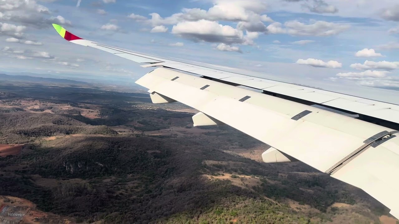 Pouso em Belo Horizonte Confins - Airbus A330Neo TAP