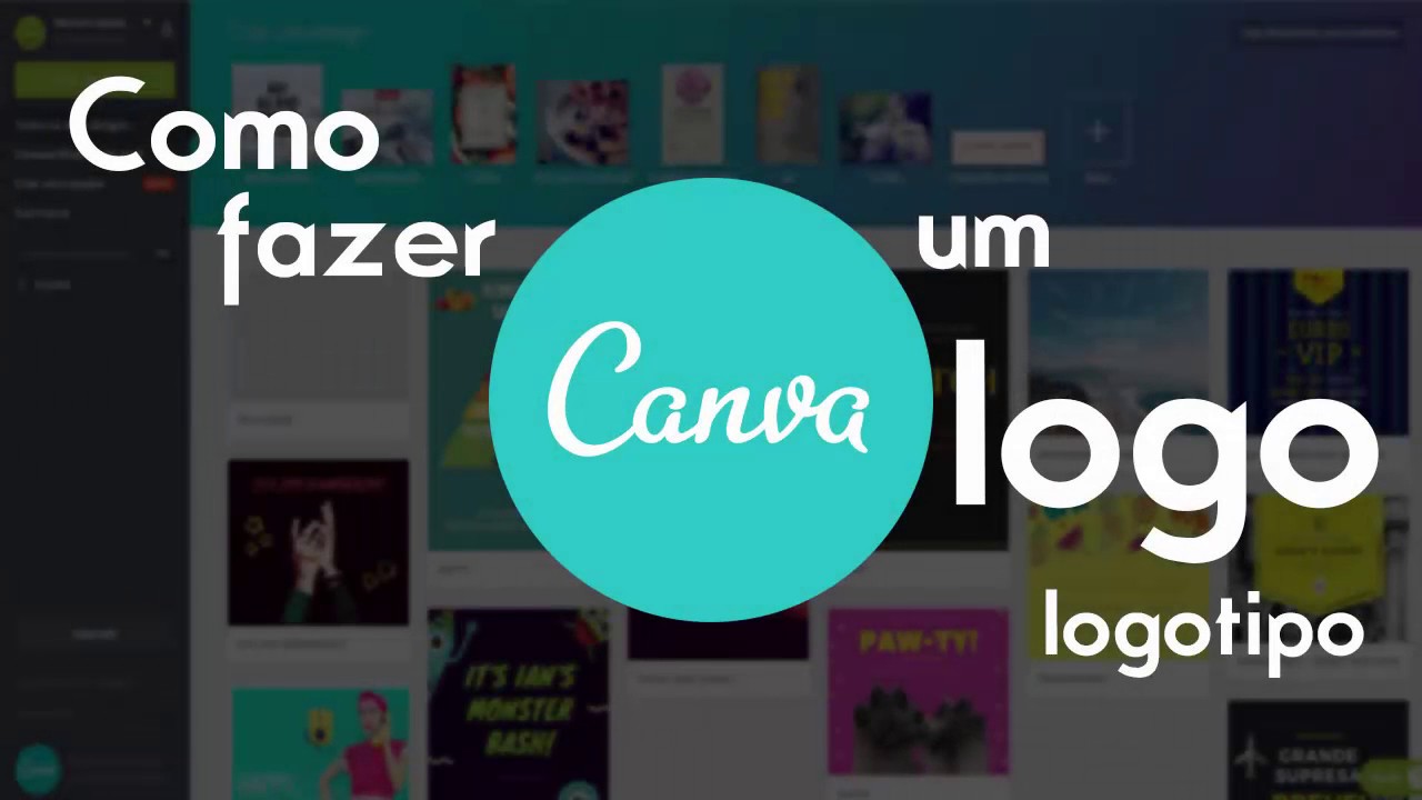 CANVA - Como Fazer um LOGOTIPO - Como Criar uma LOGOMARCA