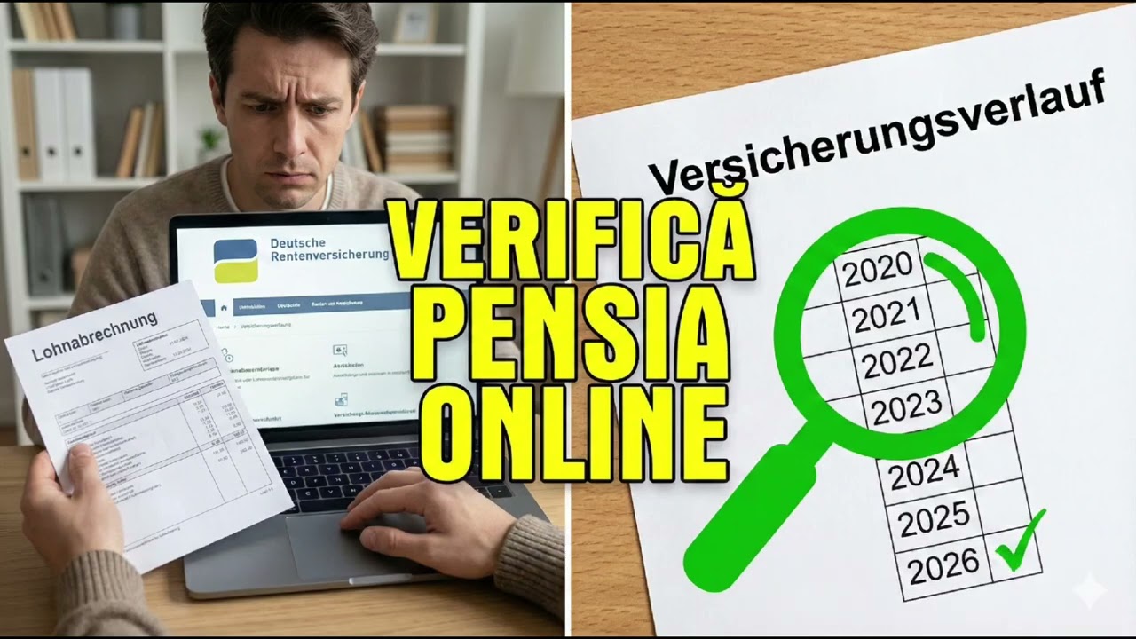 Verifică-ți Pensia din Germania Online: Cum afli Vechimea și Câți Bani Primești (Ghid DRV)