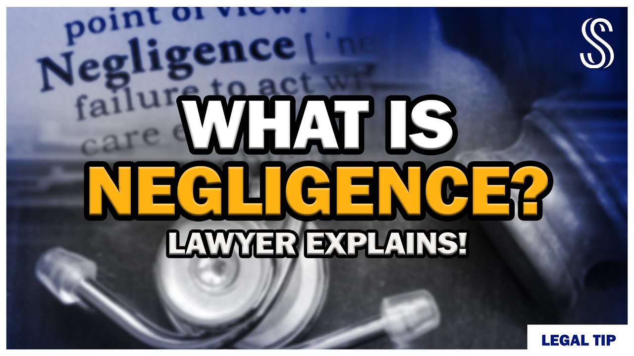 ⚖️ Negligence Is The Basis Of All Civil Claims! #lawyer