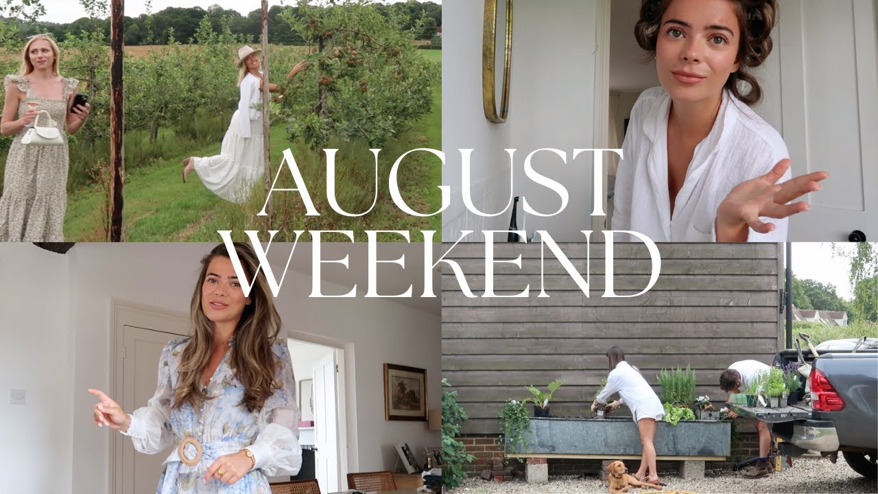 AN AUGUST WEEKEND / KENT VINEYARD & VEGETABLE PLANTING
