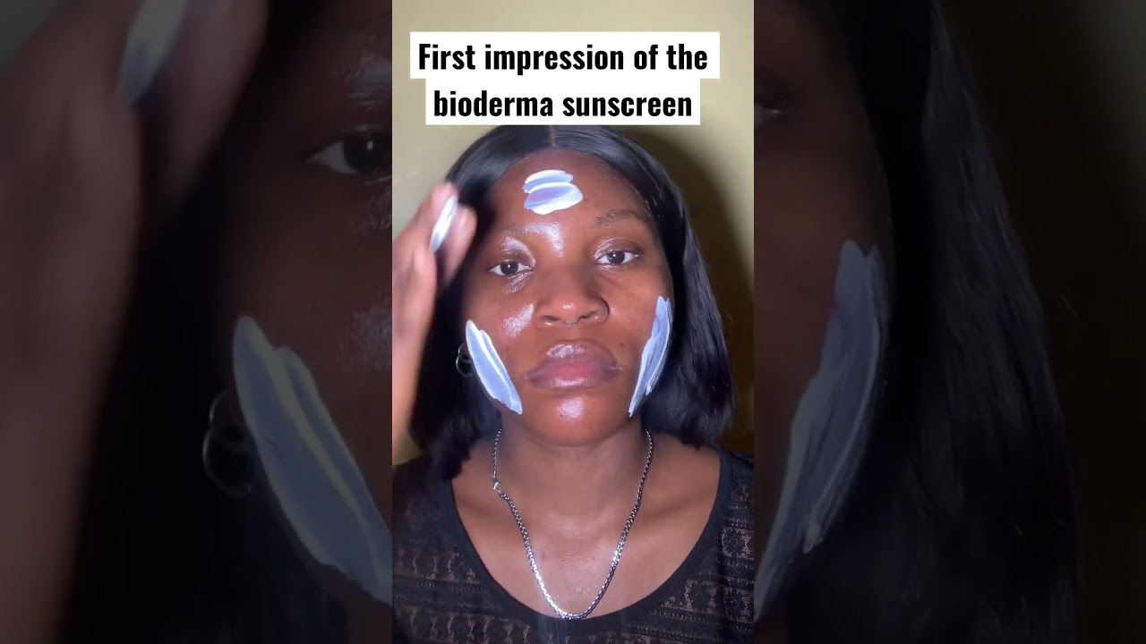 Bioderma sunscreen review | black girl friendly sunscreen 