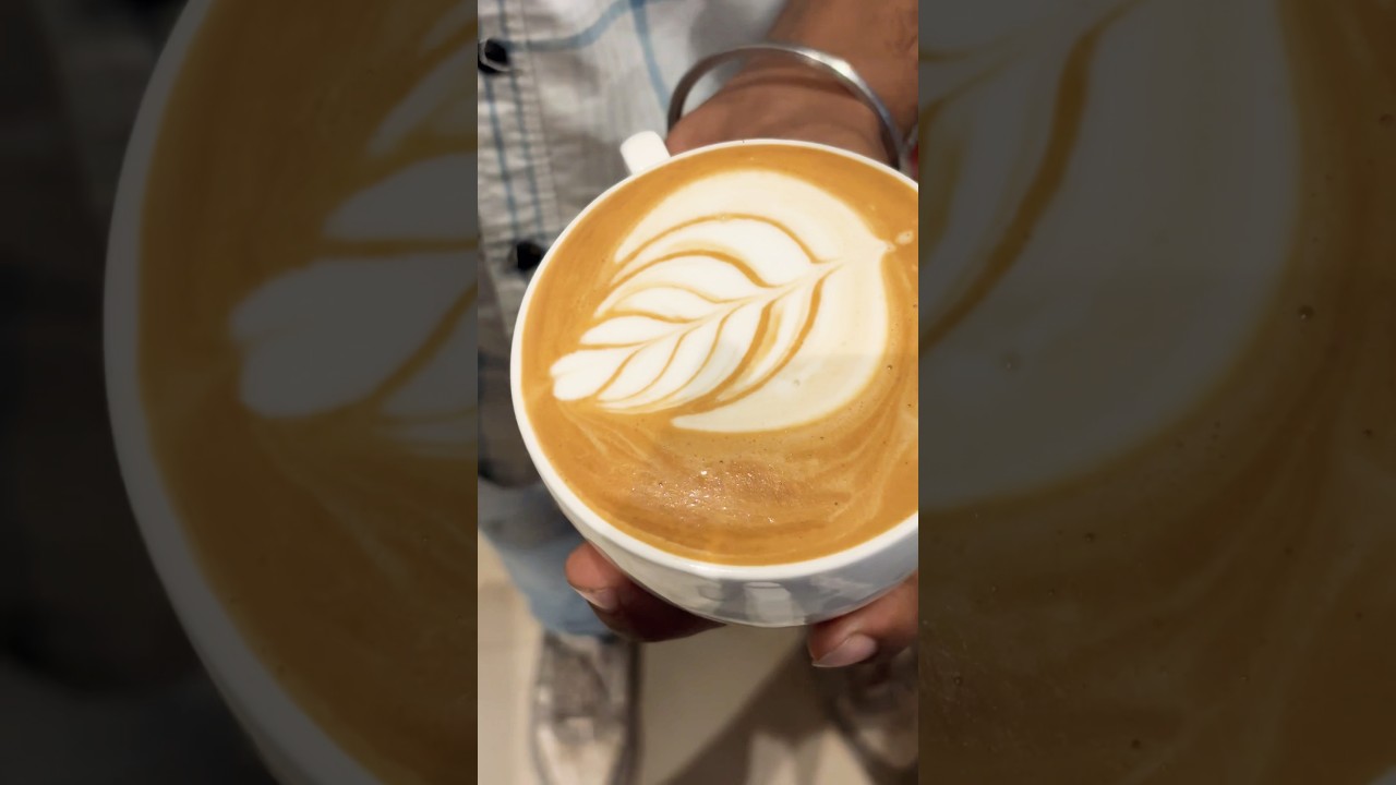 How to make creamy latte art #youtubeshorts #trending #youtube #viralvide#shortsfeed #coffee #latte