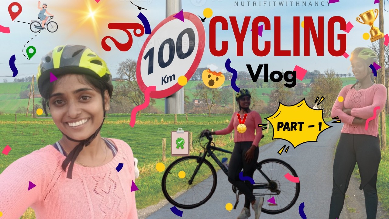 నా 100Kms Cycling Vlog Part- 1😲🔥🙌🫡