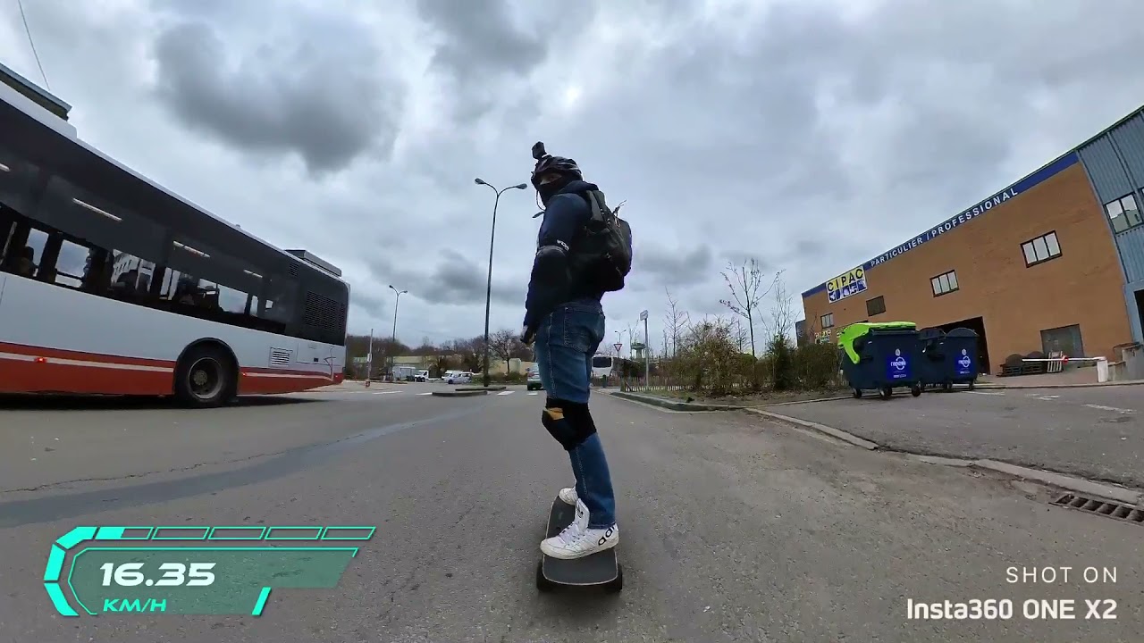 Sortir avec mon SKATE ELWING NIMBUS Powerkit SPORT presque les 40KM/H