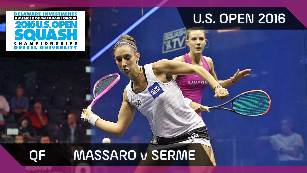 Squash: Massaro v Serme - U.S. Open 2016 - QF Highlights