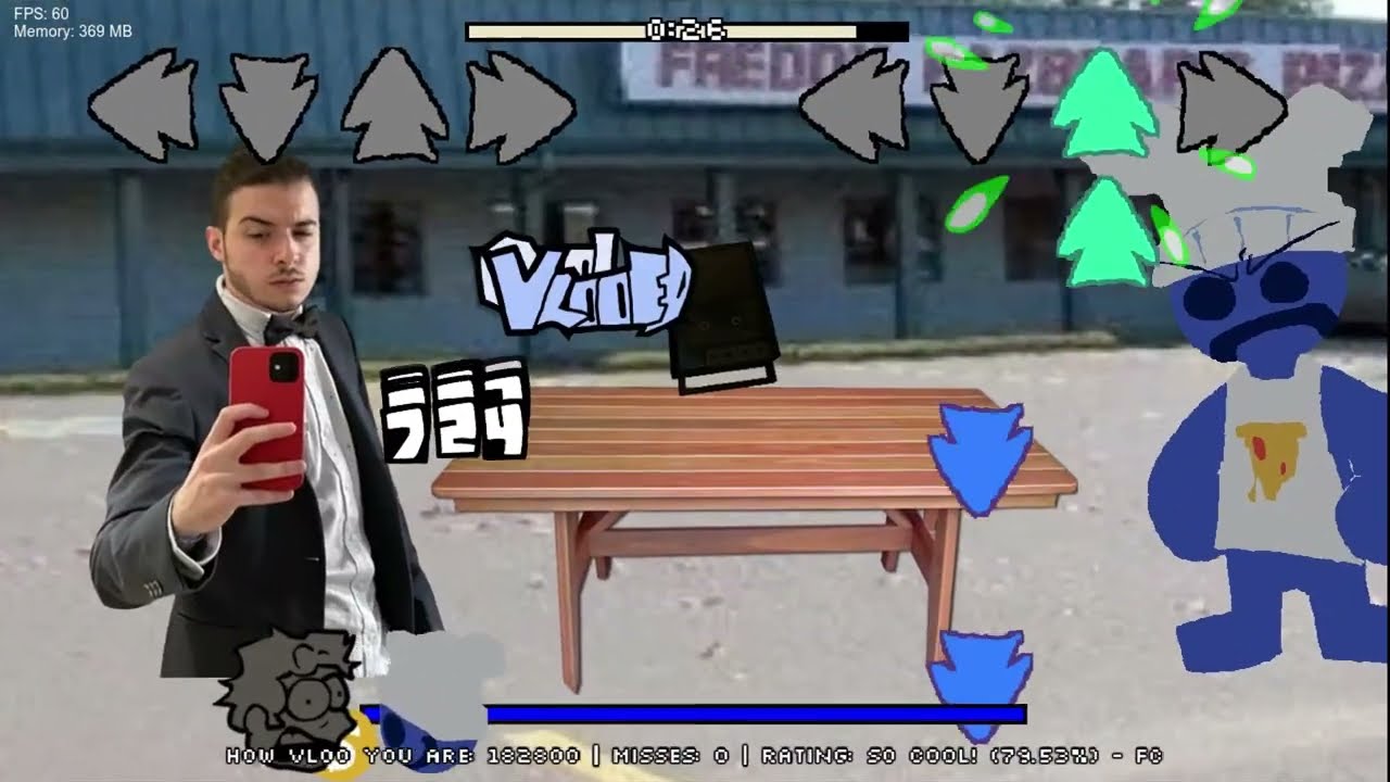 FNF VS Vloo Guy (Ourple Guy D-SIDES) - Cronology | Vloo guy VS Jota