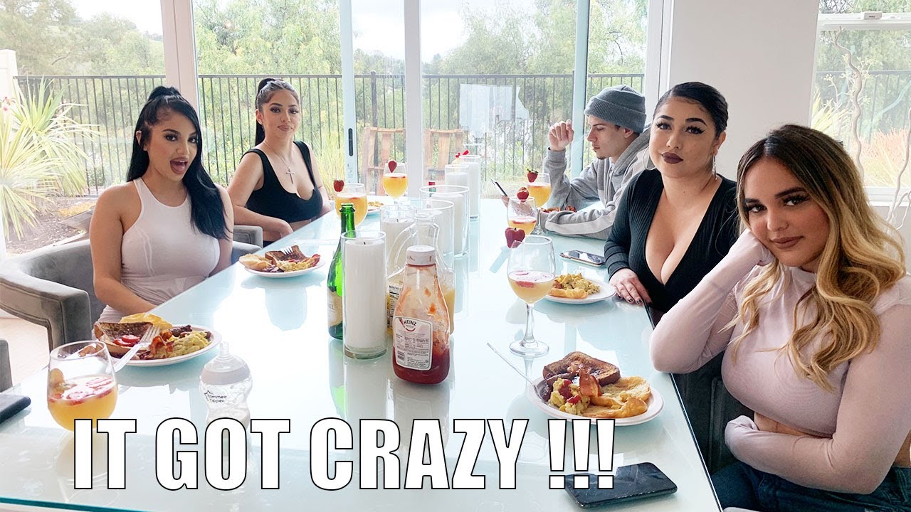 OUR BREAKFAST CONVO ESCALATED QUICKLY!!!!