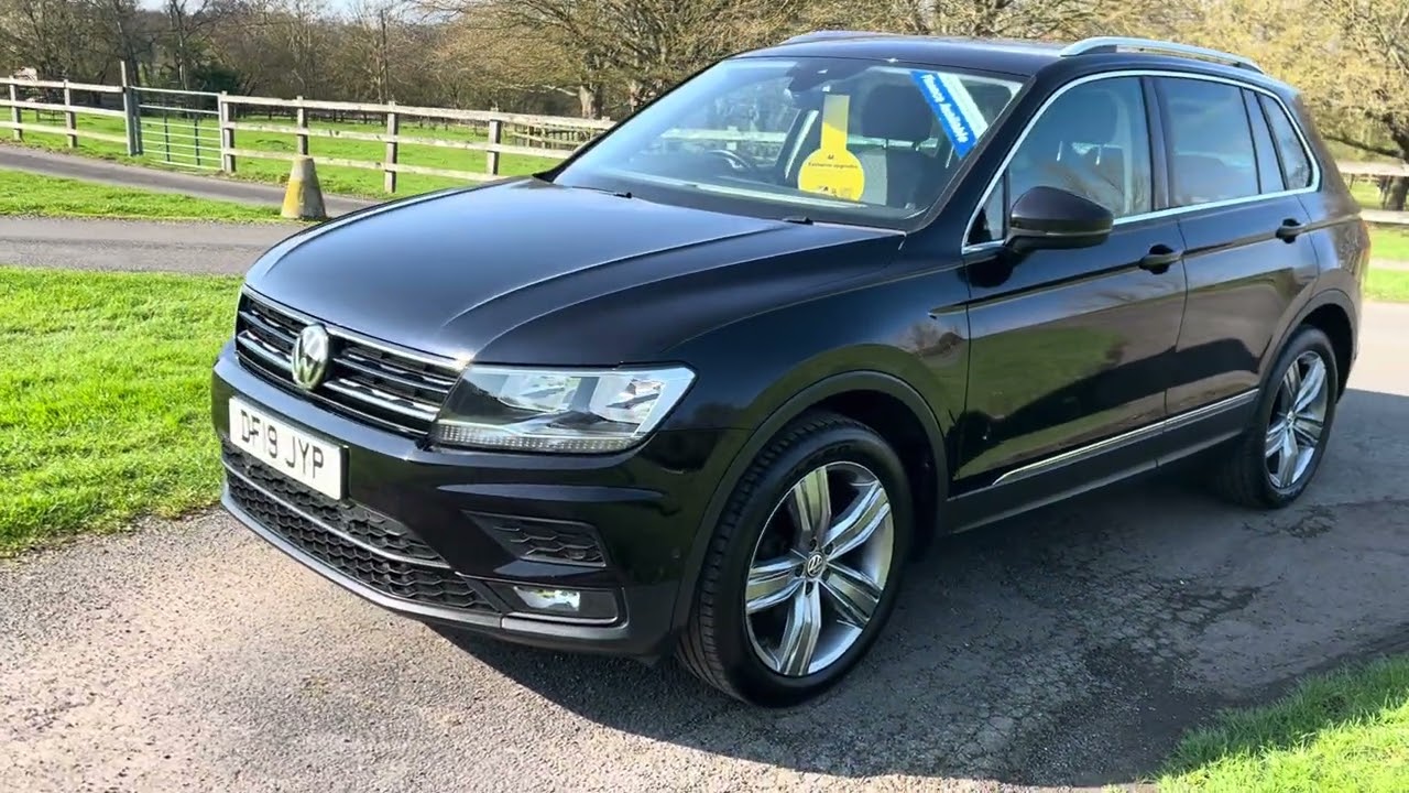 2019 (19) VW TIGUAN 2.0 TDI MATCH SUV 6 SPD MANUAL ONLY 61K FSH £14490 TELE 01279 879618