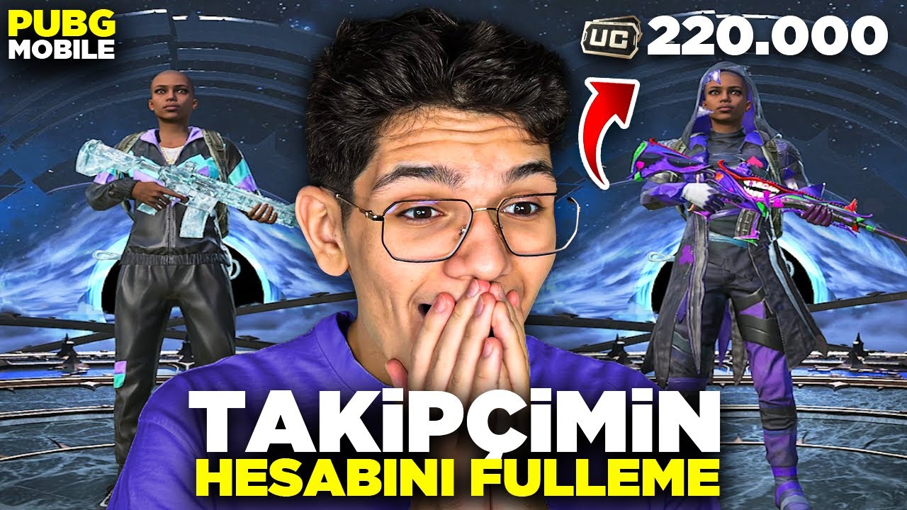 OHA! 220.000 UC HARCADIM - PUBG MOBİLE