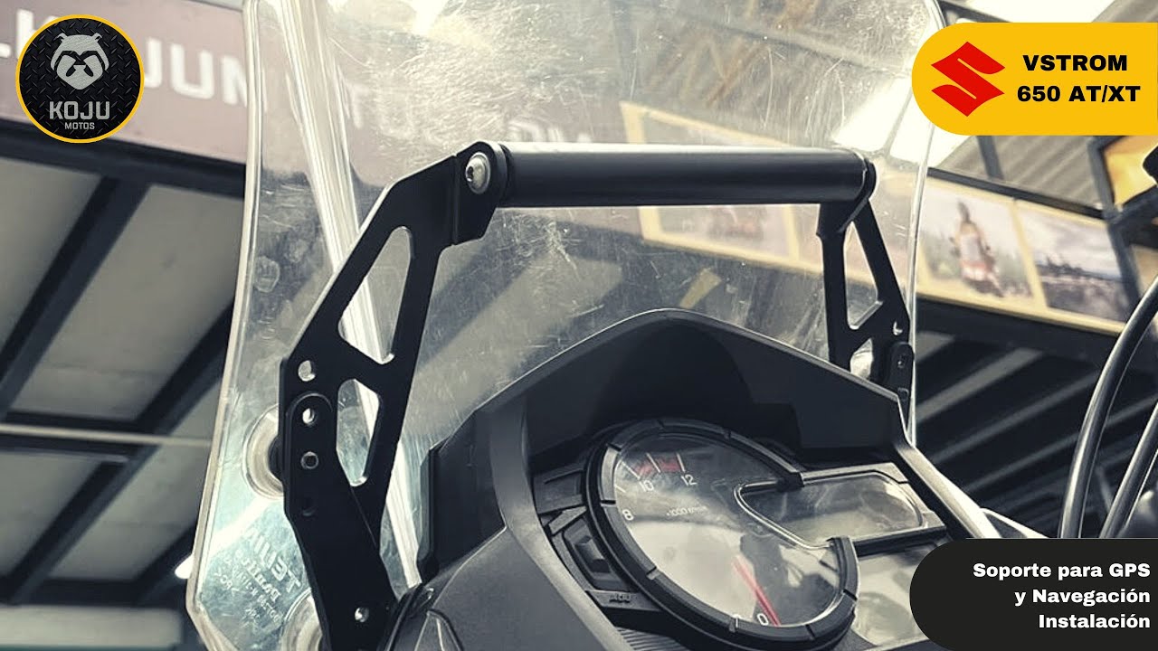 🔧🧰 Instalación de Soporte para GPS y Navegación / KOJU para Suzuki Vstrom 650 AT/XT