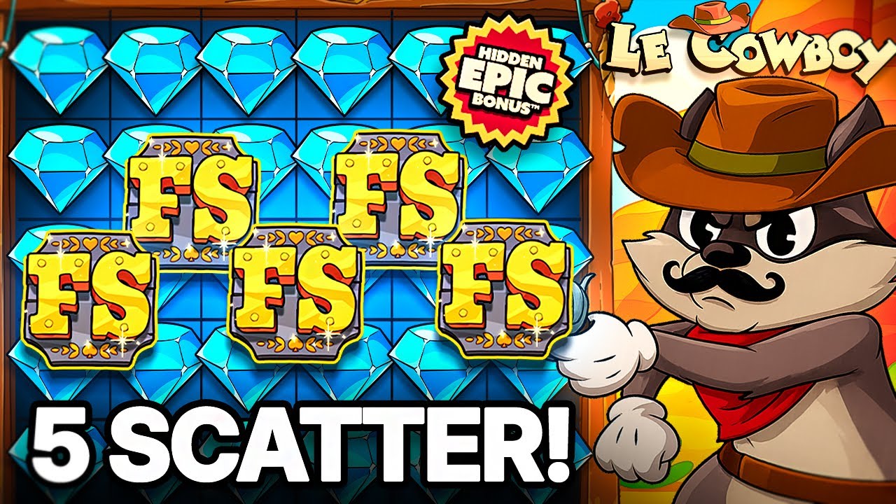 I HIT THE 5 SCATTER ON THE NEW LE COWBOY! (Big Win!?)