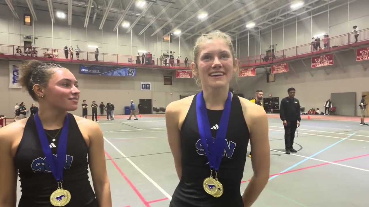 St. Charles North A Team 4x400m at 2026 Mustang Relays