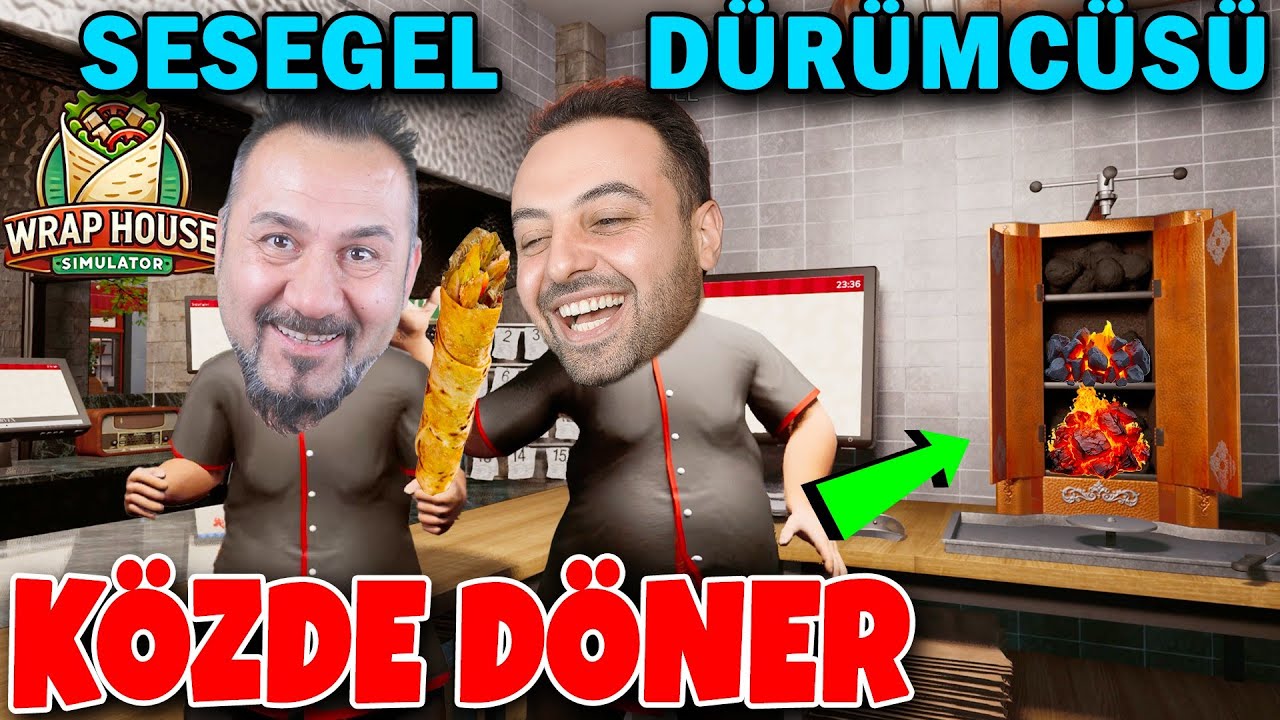 ÜMİDİ SİNİRDEN YAŞLANDI! KÖZDE DÖNER BAŞLADI! | WRAP HOUSE SİMULATOR OYNUYORUZ