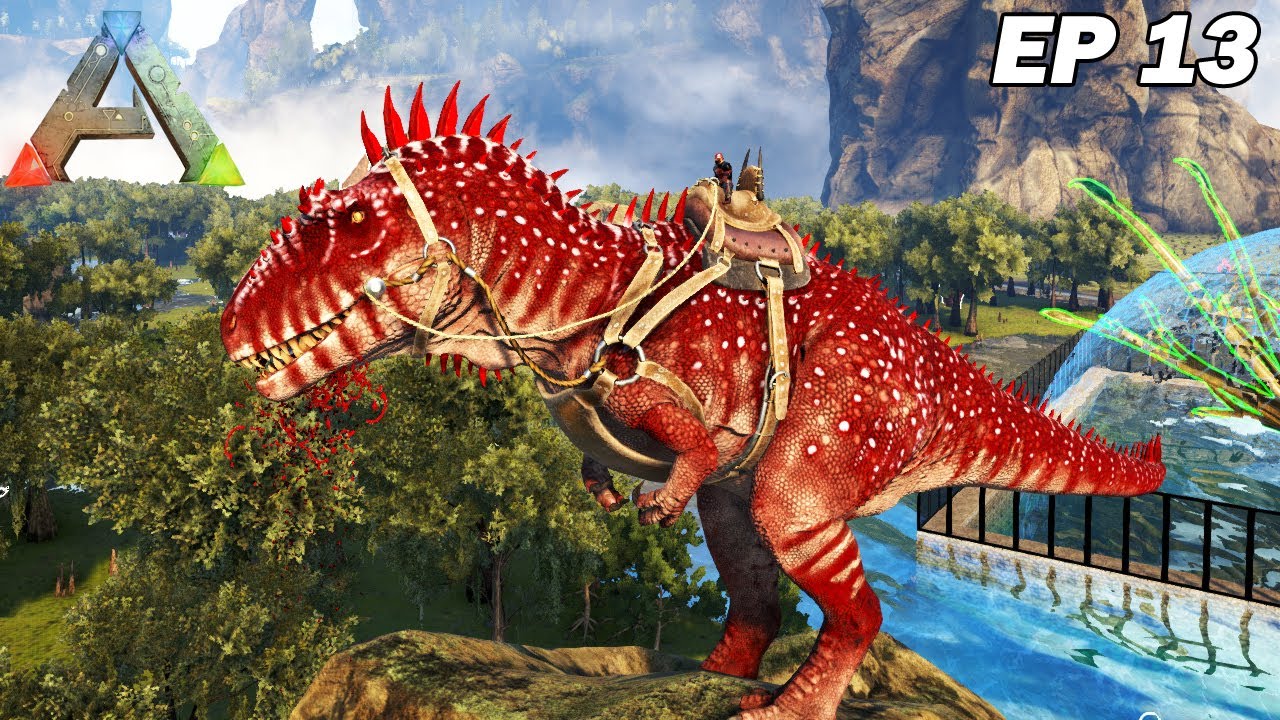 Je capture mon premier Carcharodon ! Ark Cluster EP 13