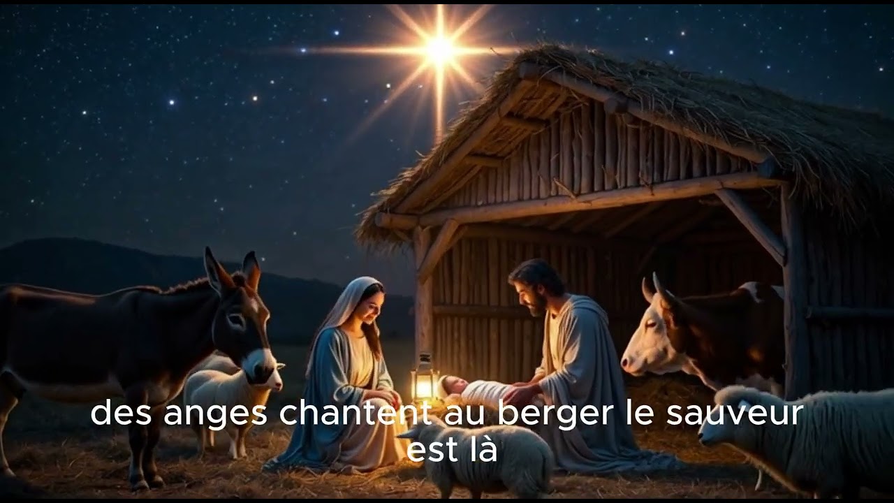 Une étoile brille dans la nuit ....et le plus grand miracle naît dans une étable !