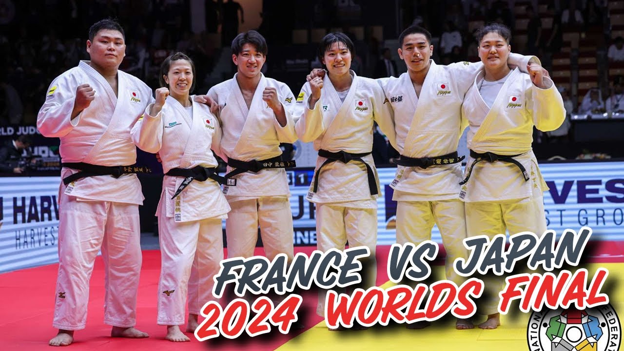 Judo Worlds 2024 FINAL JAPAN vs FRANCE Teams Event - Judo World Championships 2024 世界選手権団体戦決勝