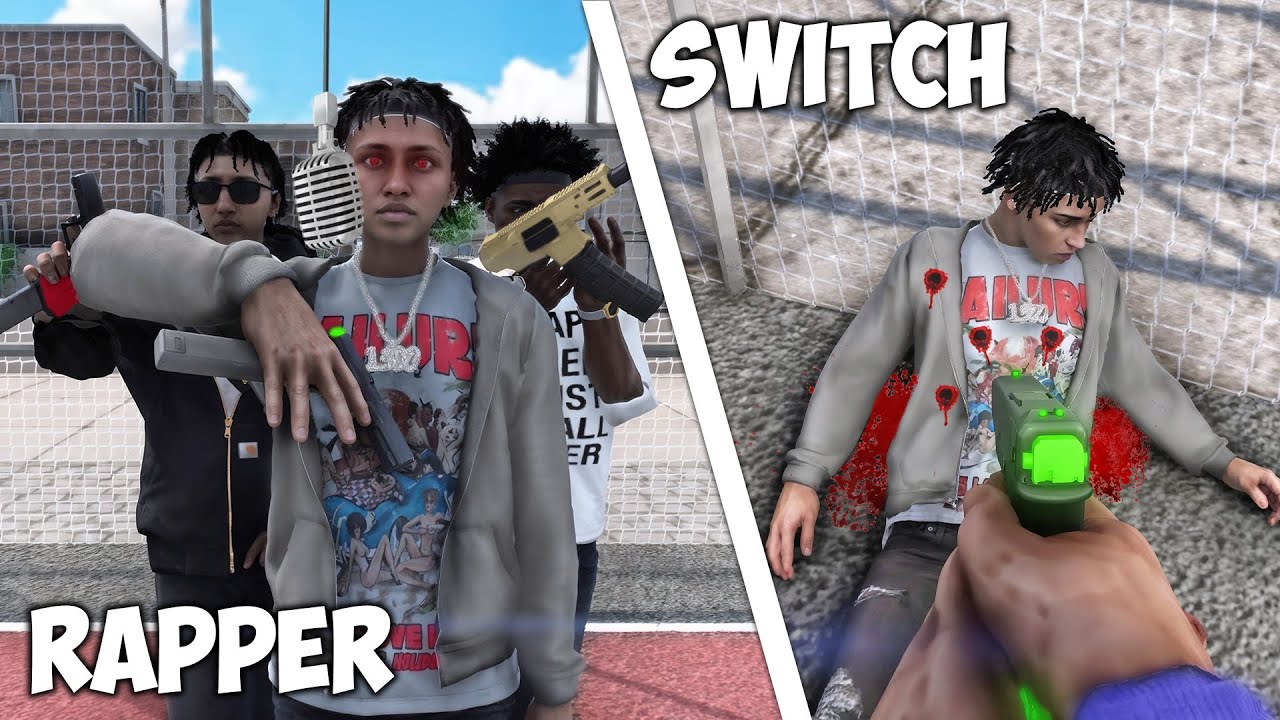 Я КУРИЛ ЧИКАГСКОГО РЭПЕРА С ПОМОЩЬЮ SWITCH В GTA 5 RP!