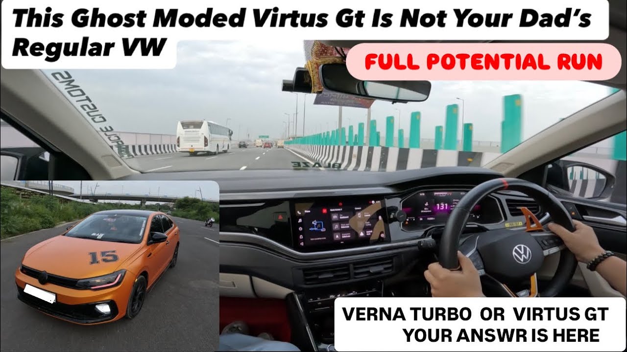 This Ghost Moded Virtus Gt Is Not Your Dad’s Regular VW., Full Potential Run 
