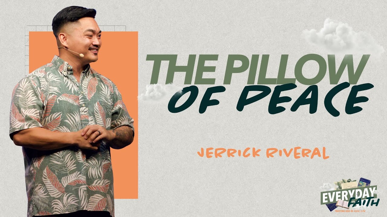 "THE PILLOW OF PEACE" Jerrick Riveral, Education Coordinator