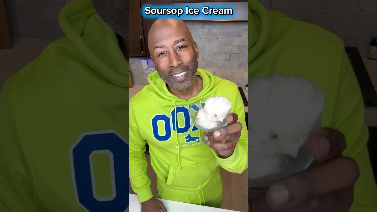 Простое в приготовлении мороженое из саусопа #мороженое #фрукты #вкусно