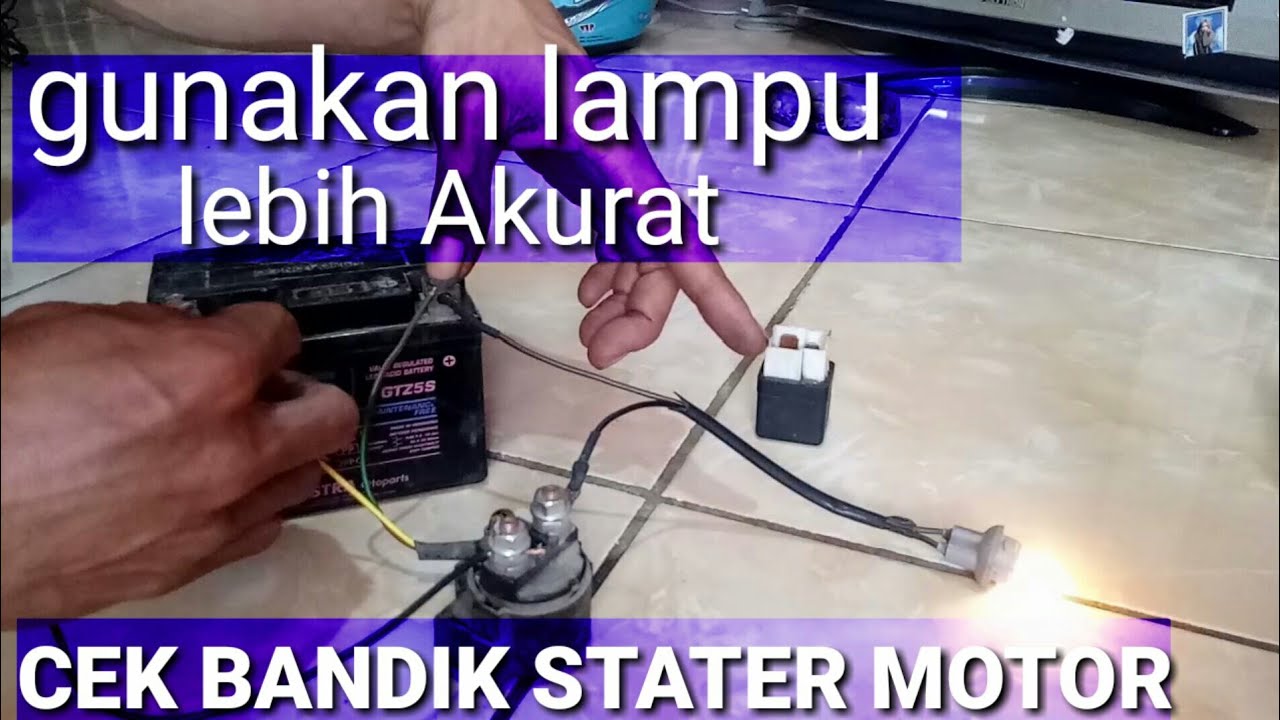CARA CEK BENDIK MOTOR HIDUP/MATI MENGGUNAKAN LAMPU