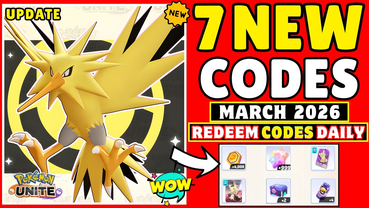 *NEW CODES* POKEMON UNITE GIFT CODES 2025 MARCH | POKEMON UNITE CODES | POKEMON UNITE CODE